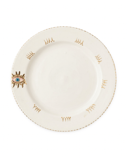 Tala hand-painted evil eye and hamsa dessert plate, plate 3 of 4