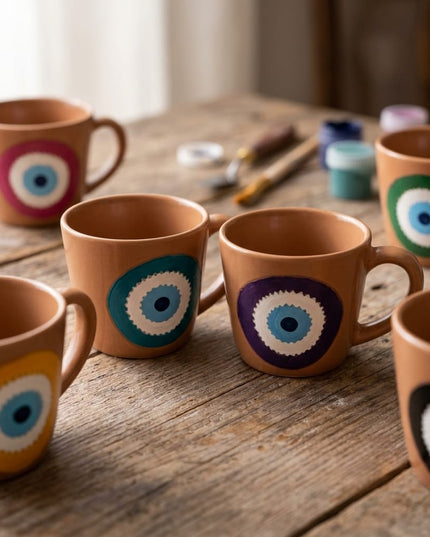 Matka Evil Eye Mugs (set of 6)