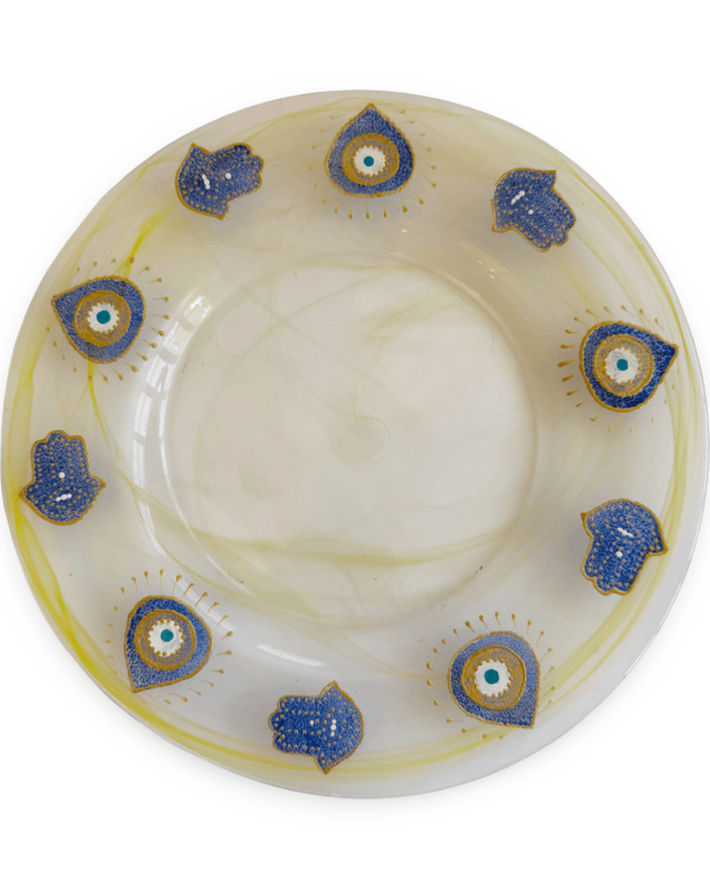 Casa Duniya Hand-Painted Serving Plates Elena Serving Plate