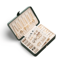 Load image into Gallery viewer, Green Rectangular Jewelery Box
