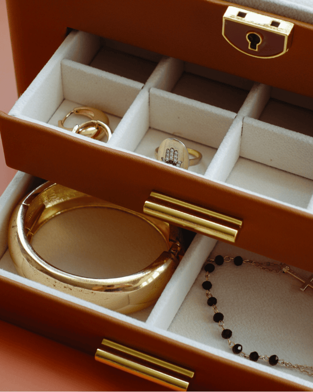 Casa Duniya Leather Jewelry Storage Large Leather Jewelry Boxes