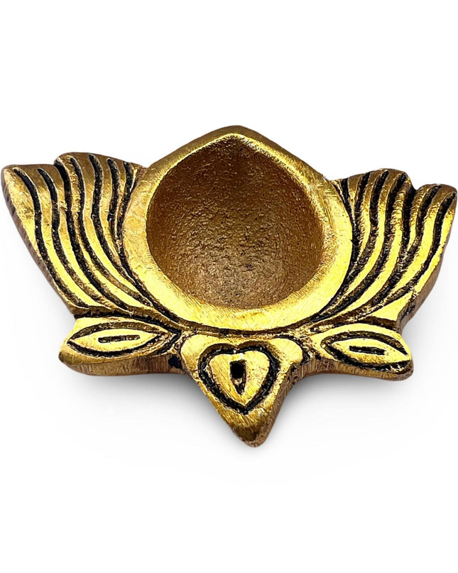 Gold Metal Diya Holder