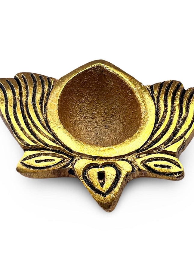 Gold Metal Diya Holder