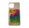 Embellished Iphone 12 Pro Phone Case Accessory Multi-Colored Rainbow Lion