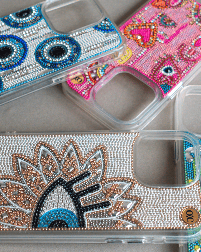 Hand Beaded Iphone Cases with Different Designs
