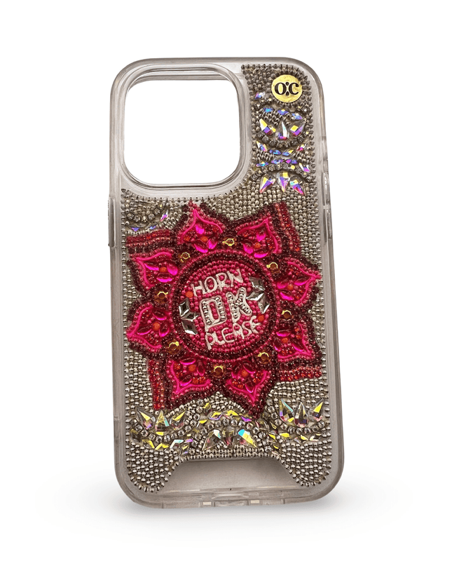 Embellished Iphone 14/15 Pro Phone Case Accessory Horn Ok Please