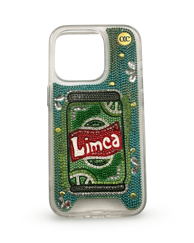 Embellished Iphone 14/15 Pro Phone Case Accessory Limca Green