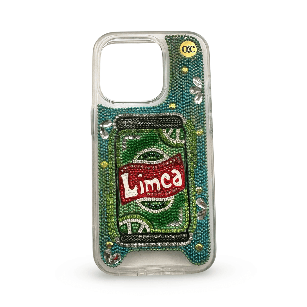 Embellished Iphone 14/15 Pro Phone Case Accessory Limca Green