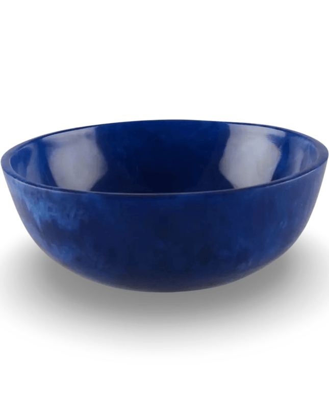 Blue Resin Salad Bowl