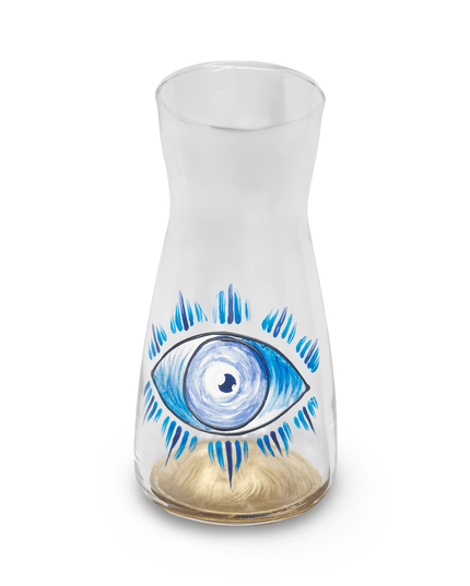 Hand painted Evil Eye Nazar Water Carafe Jug