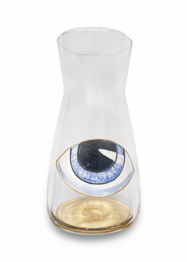 Hand Painted Evil Eye Nazar Water Carafe Jug
