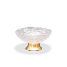 Load image into Gallery viewer, Cut-glass Gold Fruit Dessert Bowl
