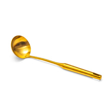 Load image into Gallery viewer, Brushed Gold Serving Ladle
