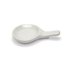 Load image into Gallery viewer, White Ceramic Chopstick Rest Soup Spoon Appetizer 
