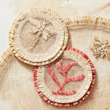 Load image into Gallery viewer, Joanna Buchanan Coral Abaca Round Coasters

