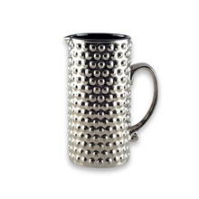 Load image into Gallery viewer, Silver Ceramic Ball Pitcher
