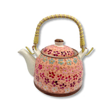 Load image into Gallery viewer, Hand-painted Pink Porcelain Floral Teapot
