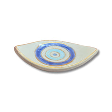 Load image into Gallery viewer, Hand-painted evil eye canape plate
