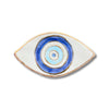 Hand-painted evil eye canape plate