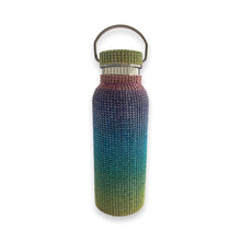 Load image into Gallery viewer, Rhinestone Rainbow Water Bottle
