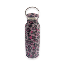 Load image into Gallery viewer, Rhinestone Pink Leopard Water Bottle
