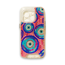Load image into Gallery viewer, Pink Blue Evil Eye Nazar Iphone Mobile Phone Cover Case
