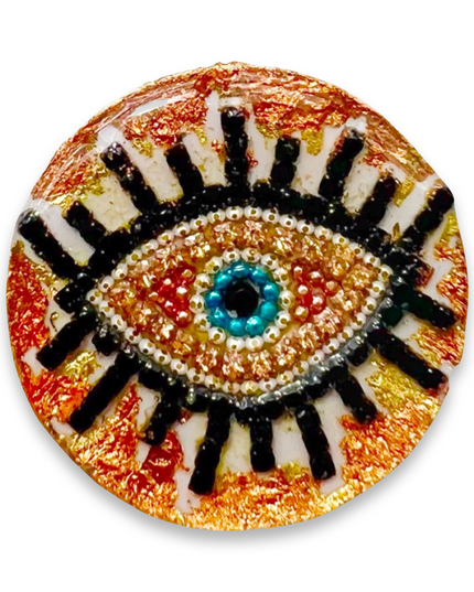 Copper Bronze Resin Evil Eye Nazar Pop Socket Iphone  Mobile Phone Accessories