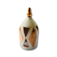 Load image into Gallery viewer, Handpainted Dome Candle Holder Rose Gold
