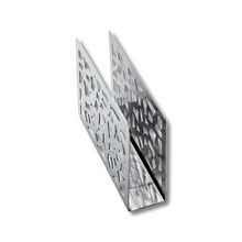 Load image into Gallery viewer, Stainless Steel Silver Cut Geometric Napkin Holder
