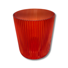 Load image into Gallery viewer, Red Striped Water Glass
