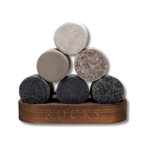 ROCKS Whiskey Chilling Stones Gift Set