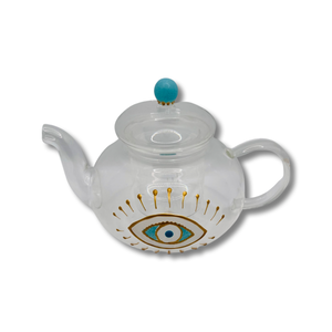 Handpainted Evil Eye Teapot