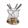 Gold Fondue Set for Four