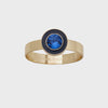 Joanna Buchanan Blue Gem Enamel Skinny Gold Napkin Ring