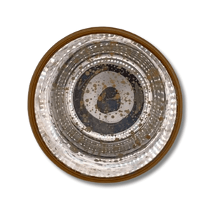 Gold Glass Votive Candle Holder Tealight