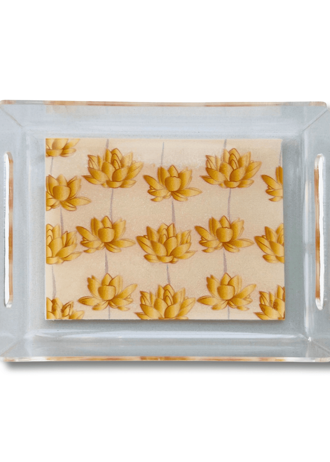 Casa Duniya Decorative Lotus Trays Tamara Small Tray