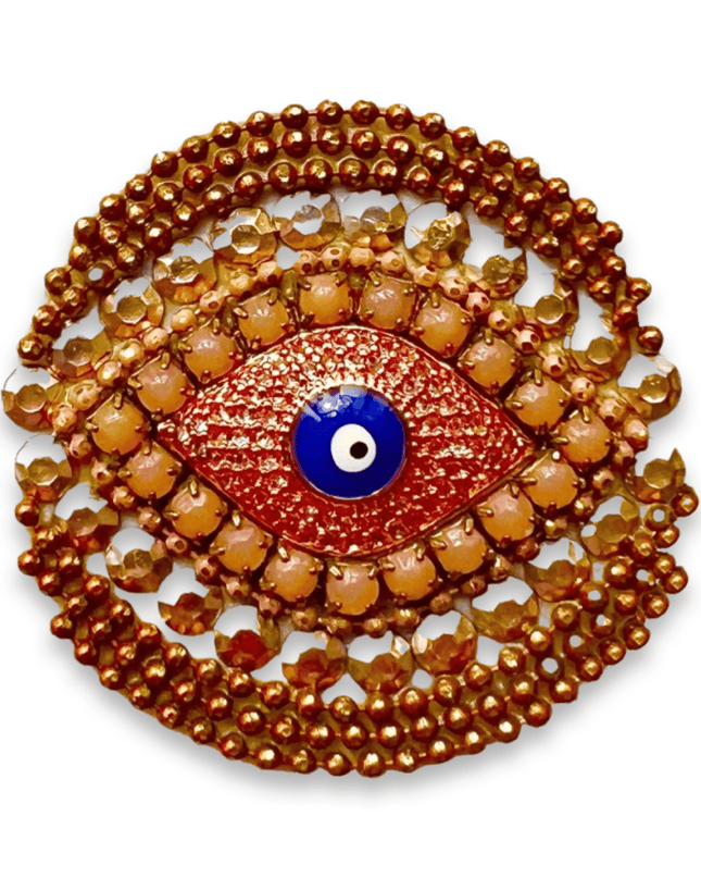 Bronze Copper Evil Eye Nazar Pop Socket Mobile Phone Accessories