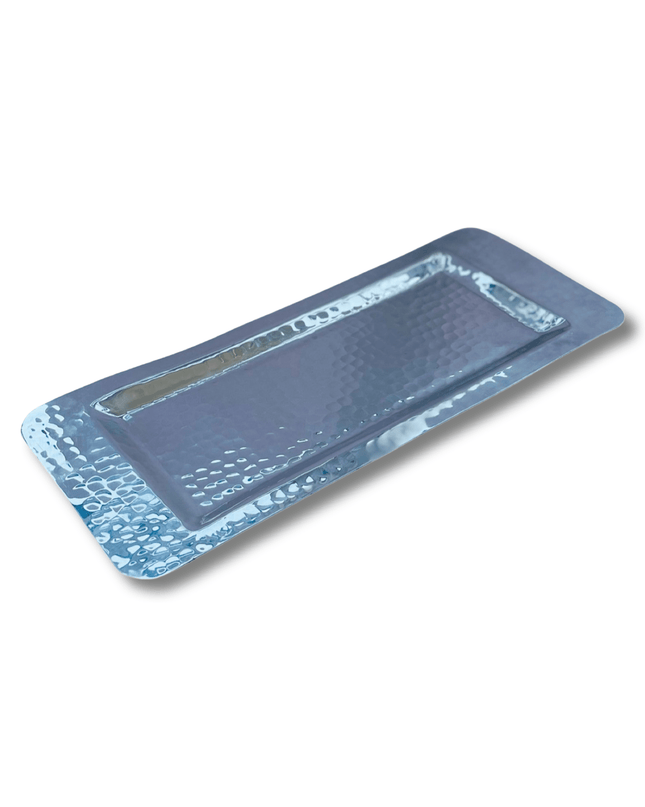 Hammered Silver Tray