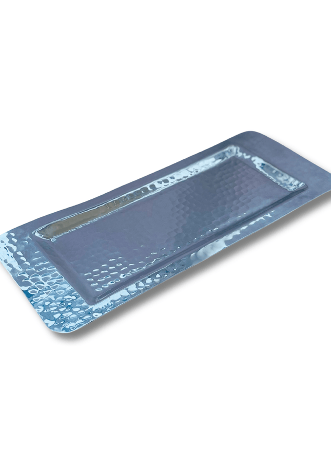 Hammered Silver Tray