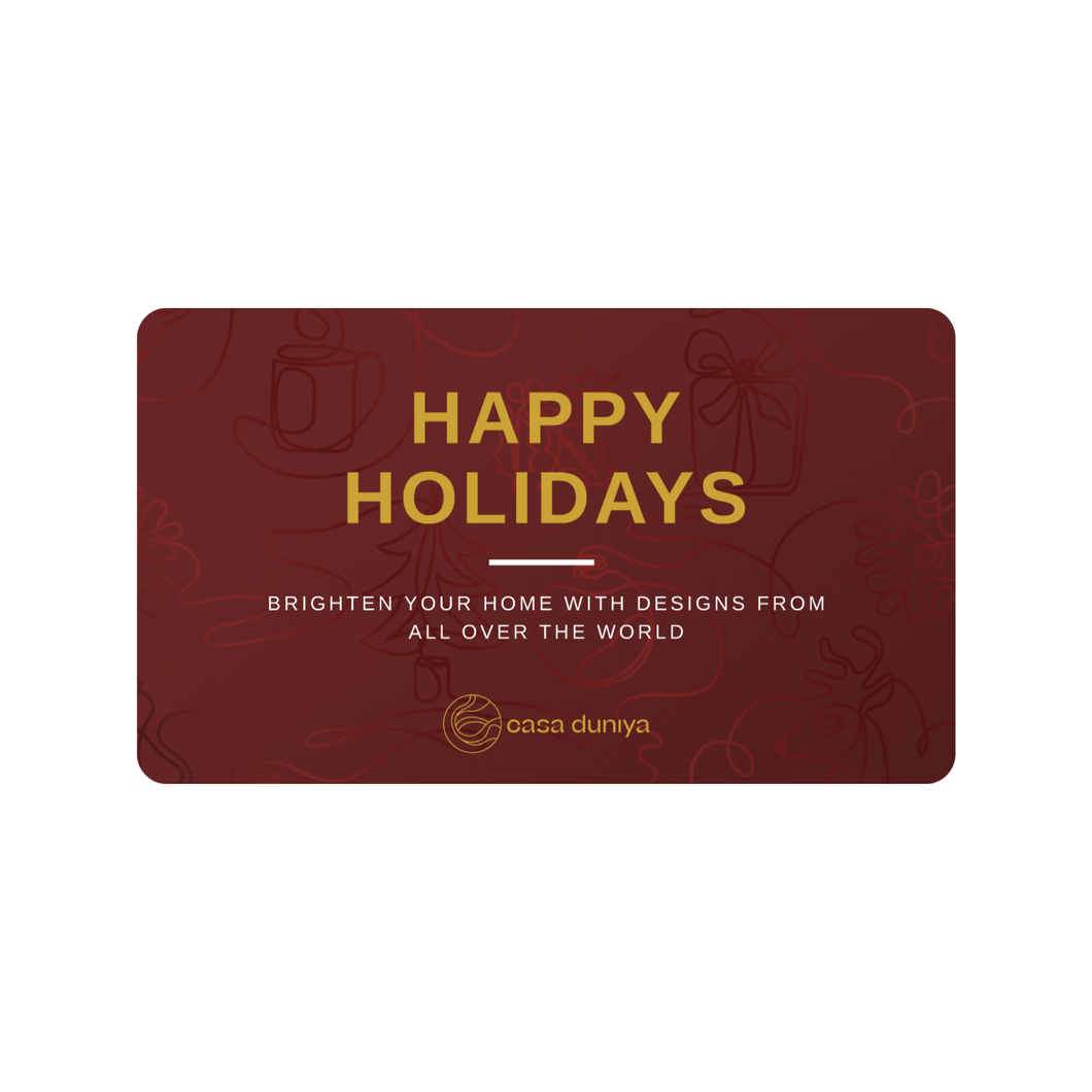 Casa Duniya Red Holiday E-Gift Card