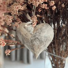 Load image into Gallery viewer, Silver Wood Carved Christmas Tree Ornament
