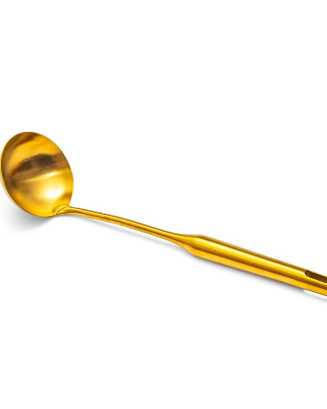 Brushed Gold Serving Ladle