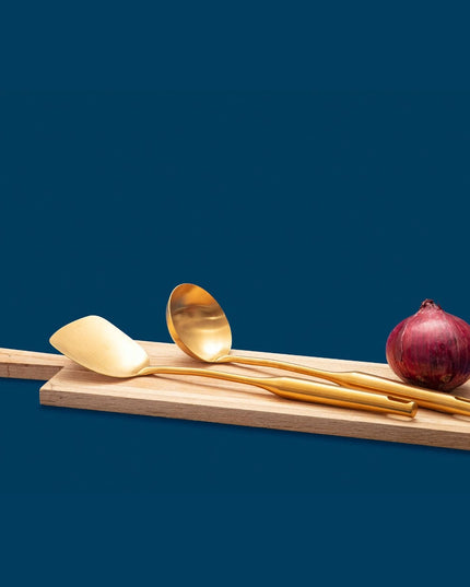 Brushed Gold Serving Spatula