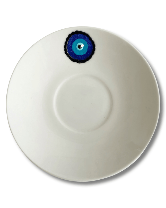 Hand-Painted Evil Eye Saucer