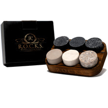 Load image into Gallery viewer, ROCKS Whiskey Chilling Stones Gift Set
